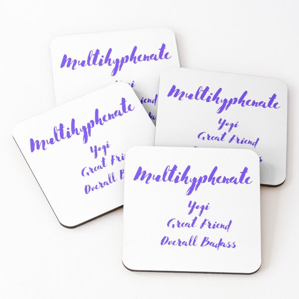 Item preview, Multihyphenate: Yogi, Great Friend, Overall Badass. designed and sold by Fiftyandfab.