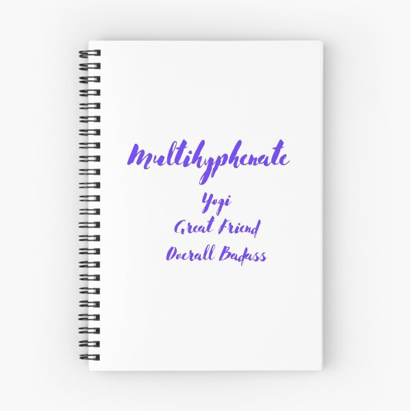 Item preview, Multihyphenate: Yogi, Great Friend, Overall Badass. designed and sold by Fiftyandfab.