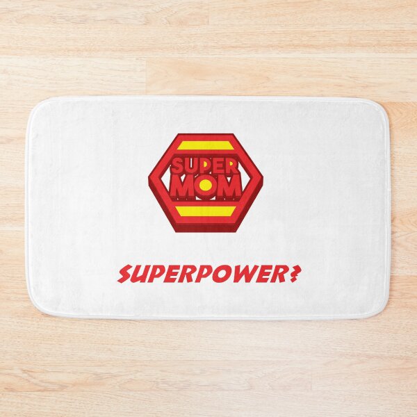 Item preview, I'm a super mom. What's your super power? MINIMALIST DESIGN. Trendy and Cool designed and sold by Unicorn Karen.