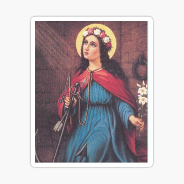 Saint Philomena Sticker
