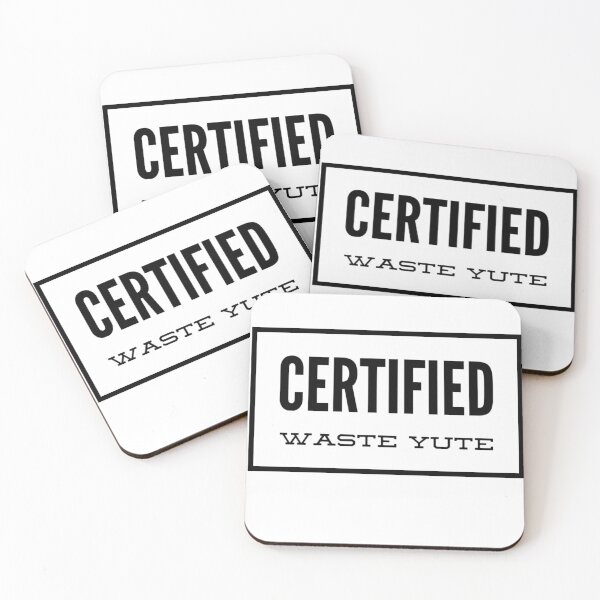 Item preview, Certified Waste yute designed and sold by 2Cheesy4U.