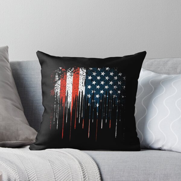 Item preview, US Flag Vintage Distressed Dripping Red White and Blue designed and sold by Darcy777.