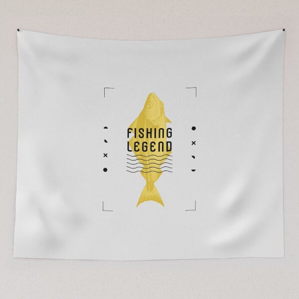 Item preview, Fishing Legend Graphic Artwork designed and sold by art-fox.