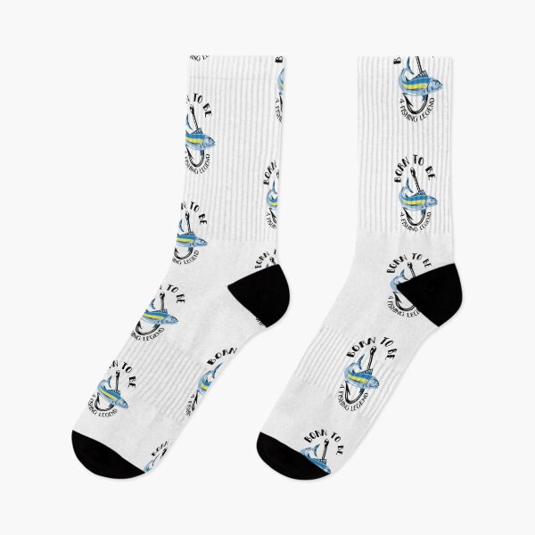 Item preview, Born to be a fishing legend designed and sold by bahicharafe.
