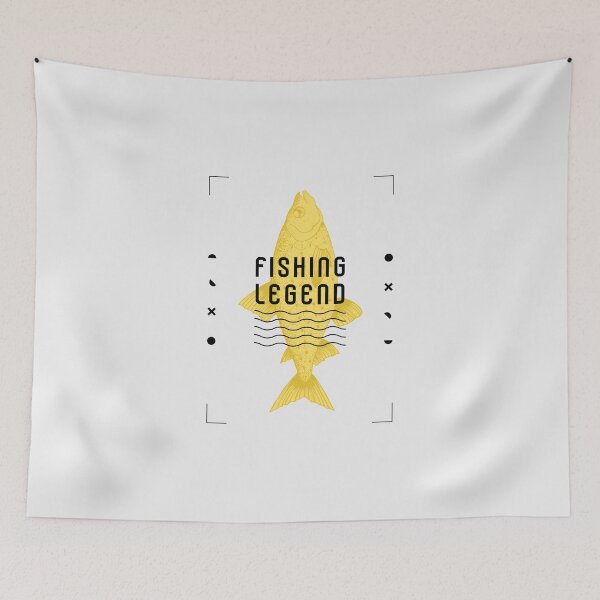 Item preview, Fishing Legend Graphic Artwork designed and sold by art-fox.