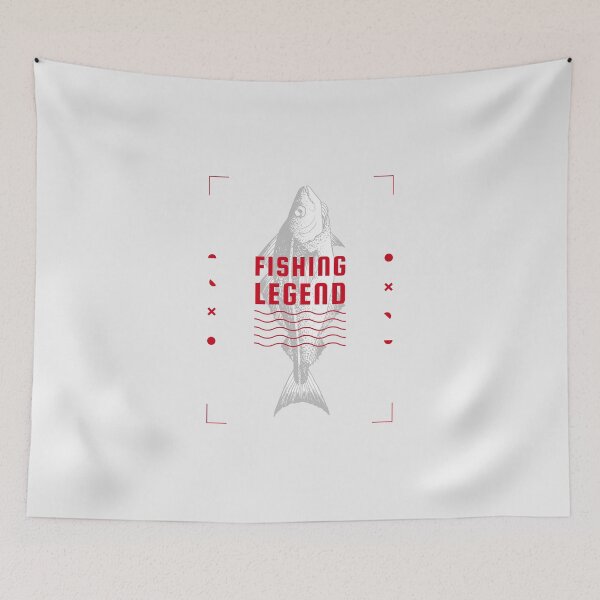 Item preview, Fishing Legend Graphic Artwork designed and sold by art-fox.