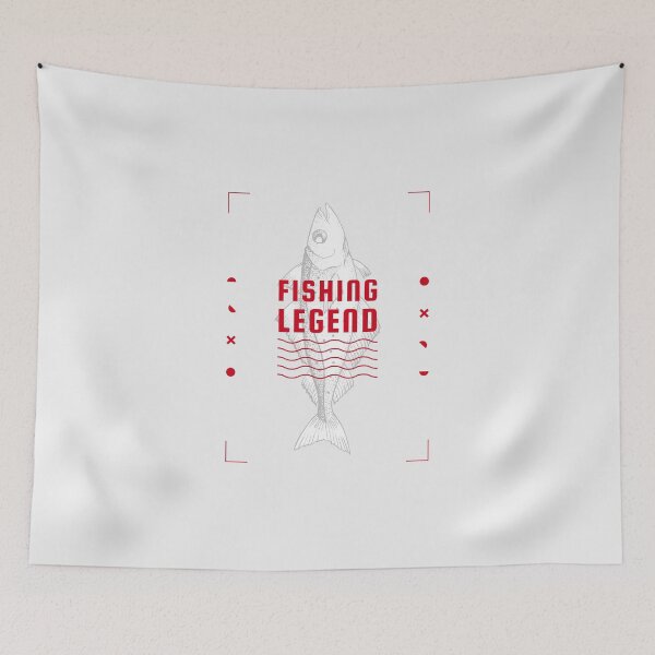 Item preview, Fishing Legend Graphic Artwork designed and sold by art-fox.