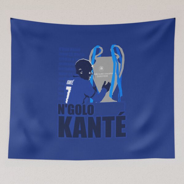 Item preview, Kante and his champion league trophy designed and sold by IcalsaidArt.