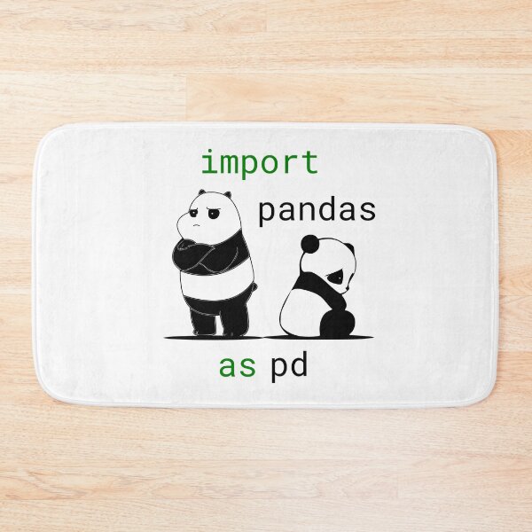 Item preview, Import Pandas As Pd. Funny Python Data Science designed and sold by Unicorn Karen.