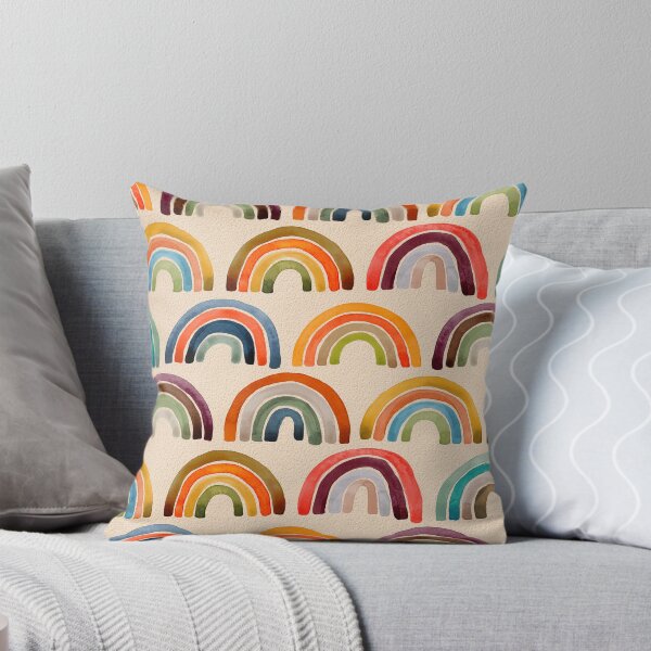 Item preview, Rainbow Watercolor – Retro Palette designed and sold by Cat Coquillette.