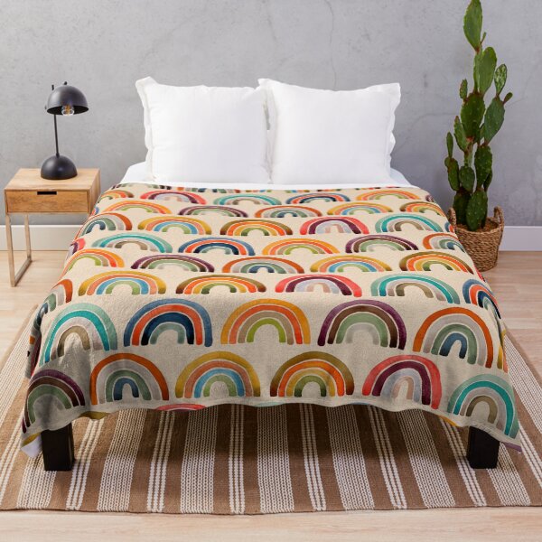 Item preview, Rainbow Watercolor – Retro Palette designed and sold by Cat Coquillette.
