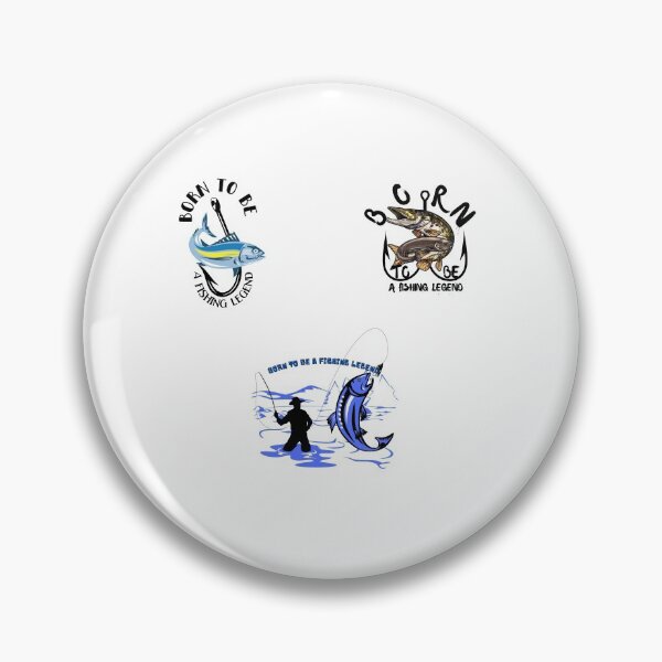 Item preview, Born To Be A Fishing Legend stickers pack designed and sold by bahicharafe.