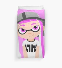 Splatoon - Inkling girl Pink HD (Actualized 08/13/2016) Duvet Cover