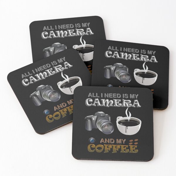 Item preview, All i need is camera and my coffee, all i need is coffee and my camera, coffee beans, camera lens, camera, coffee, photographer, photography, cameraman, caffeine, coffee camera, coffee lover, designed and sold by bimmer325.