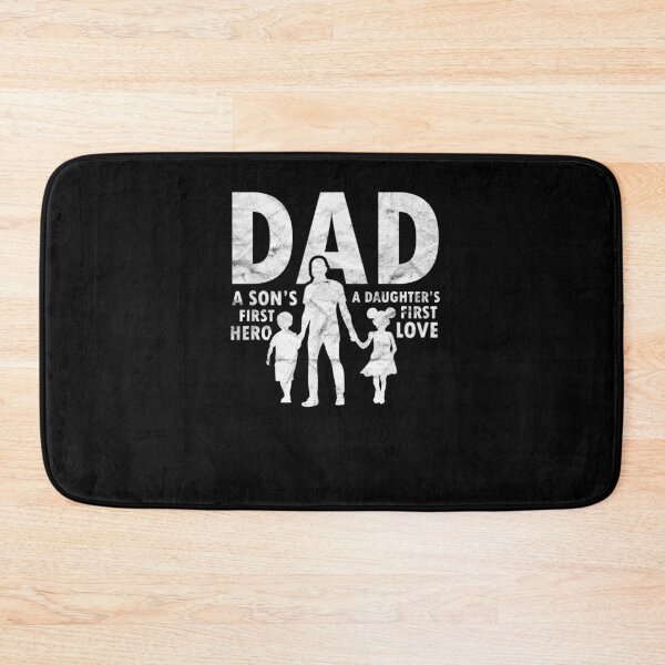 Item preview, Mens Dad A Sons First Hero A Daughters First Love Fathers Day  designed and sold by laurader.