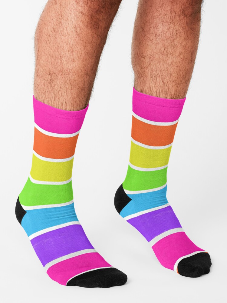 Bright Rainbow Socks