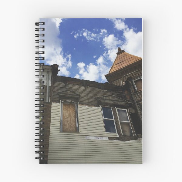 Item preview, Edificio abandonado contra el cielo azul en Ridgewood, Brooklyn designed and sold by Hether McCuistion.