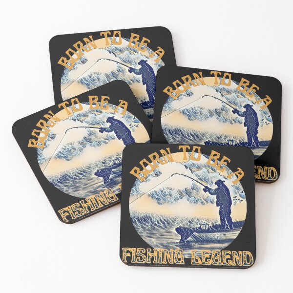 Item preview, Born To Be A Fishing Legend - Funny Design designed and sold by Vibing-Right.