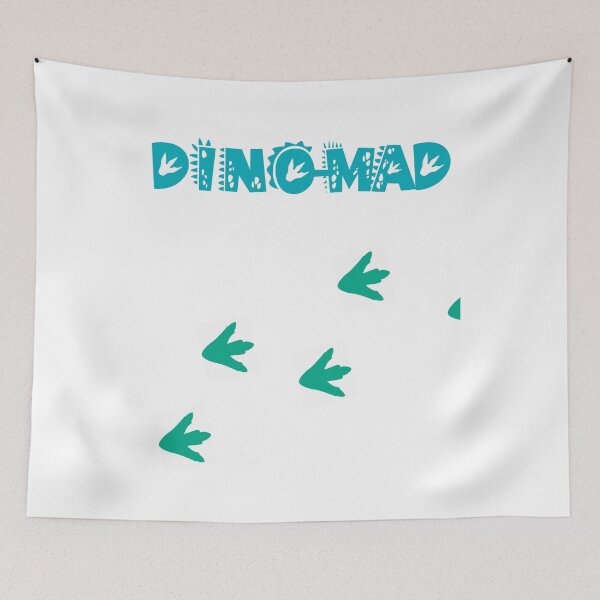Item preview, Dino-mad dinosaur footprint paleontologist design designed and sold by MiloHarris.