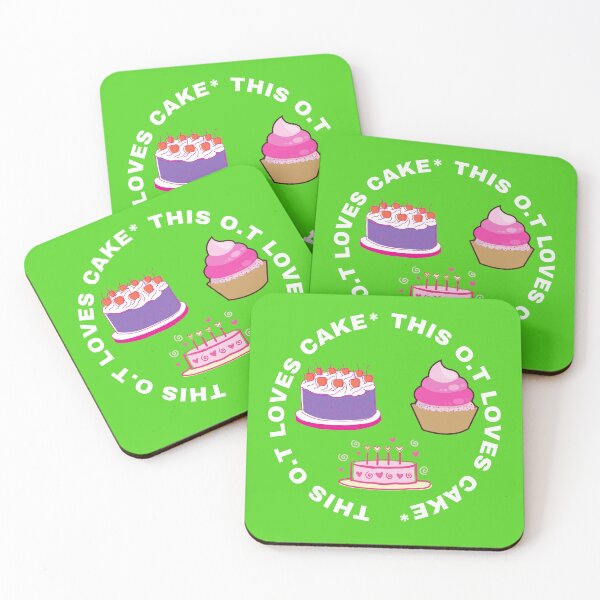Item preview, Occupational Therapist loves cake. designed and sold by PinkArtDesigns.
