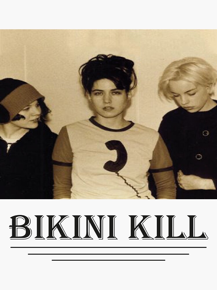 "BIKINI kILL Classic TShirt" Sticker for Sale by HABN Redbubble