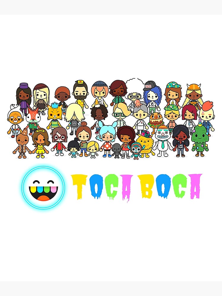 Toca Boca Characters - tpcaboca fun | Greeting Card