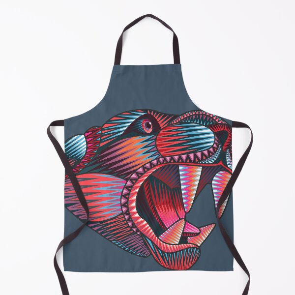Item preview, Mexican jaguar hand drawn vector illustration designed and sold by Bernardo Ramonfaur.