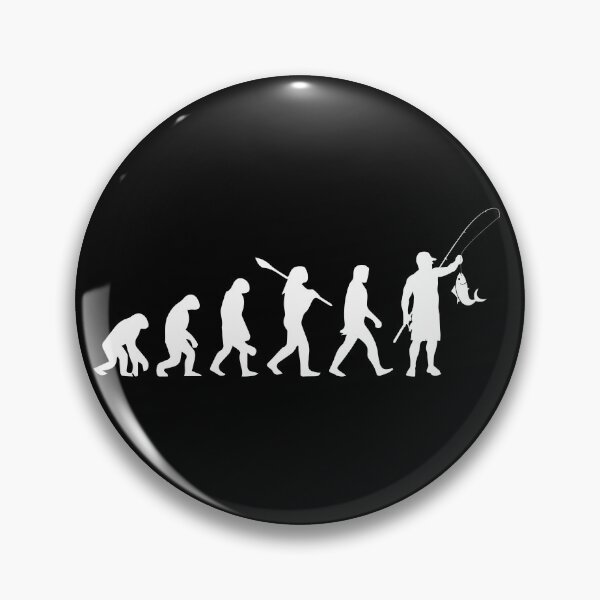Item preview, Funny Evolution Of Man Fishing designed and sold by lyboogie.
