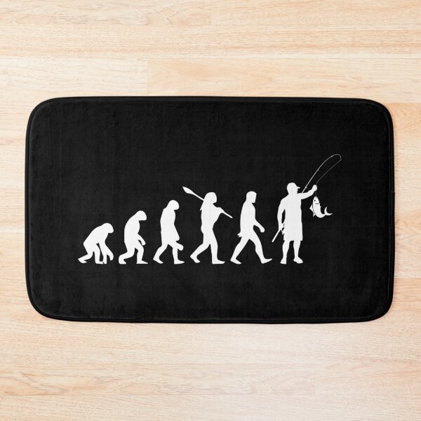 Item preview, Funny Evolution Of Man Fishing designed and sold by lyboogie.