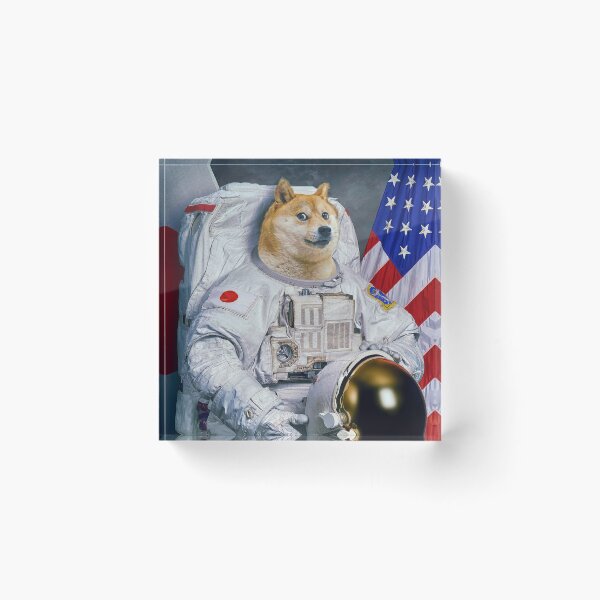 Item preview, Doge astronaut to the moon  designed and sold by Nccrypt.