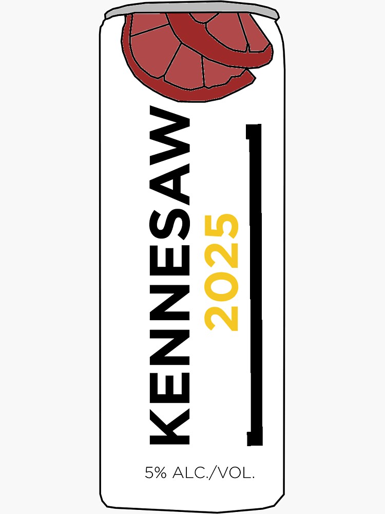 "Kennesaw Class of 2025 TRULY Sticker" Sticker by maliacampain Redbubble