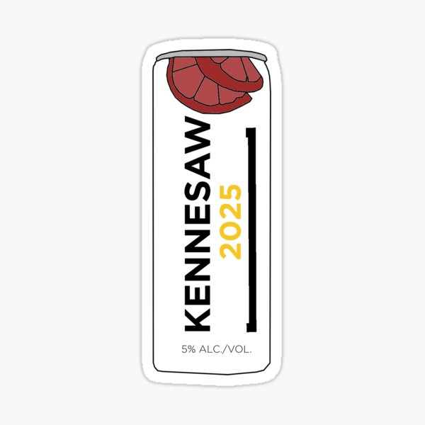 "Kennesaw Class of 2025 TRULY Sticker" Sticker by maliacampain Redbubble