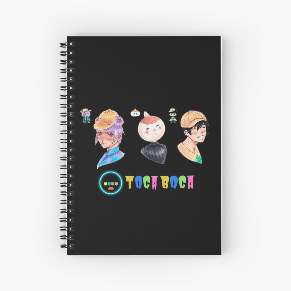 toca boca and gacha life Hardcover Journal for Sale by kader011