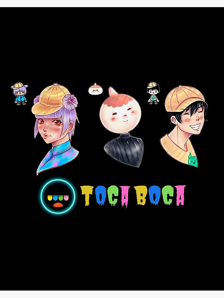 toca boca and gacha life | Art Board Print