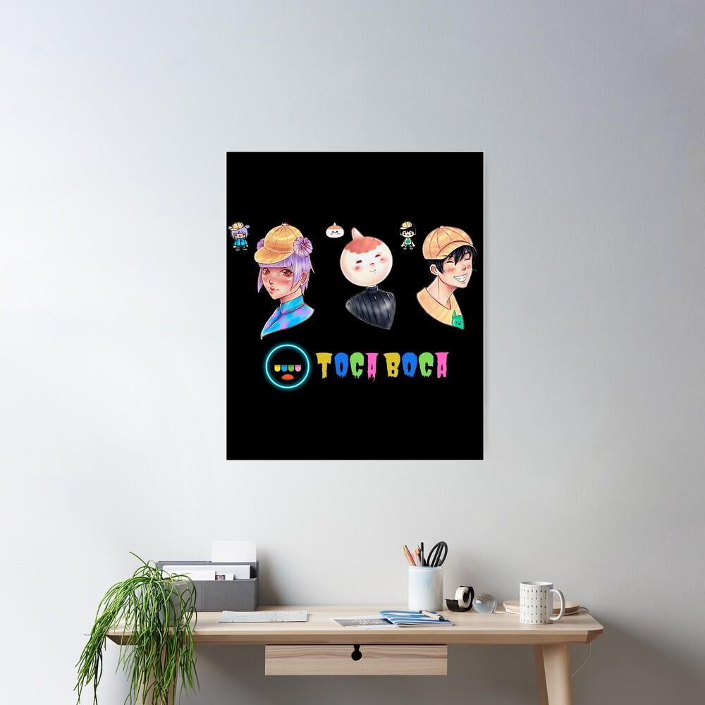 toca boca and gacha life Poster for Sale by kader011