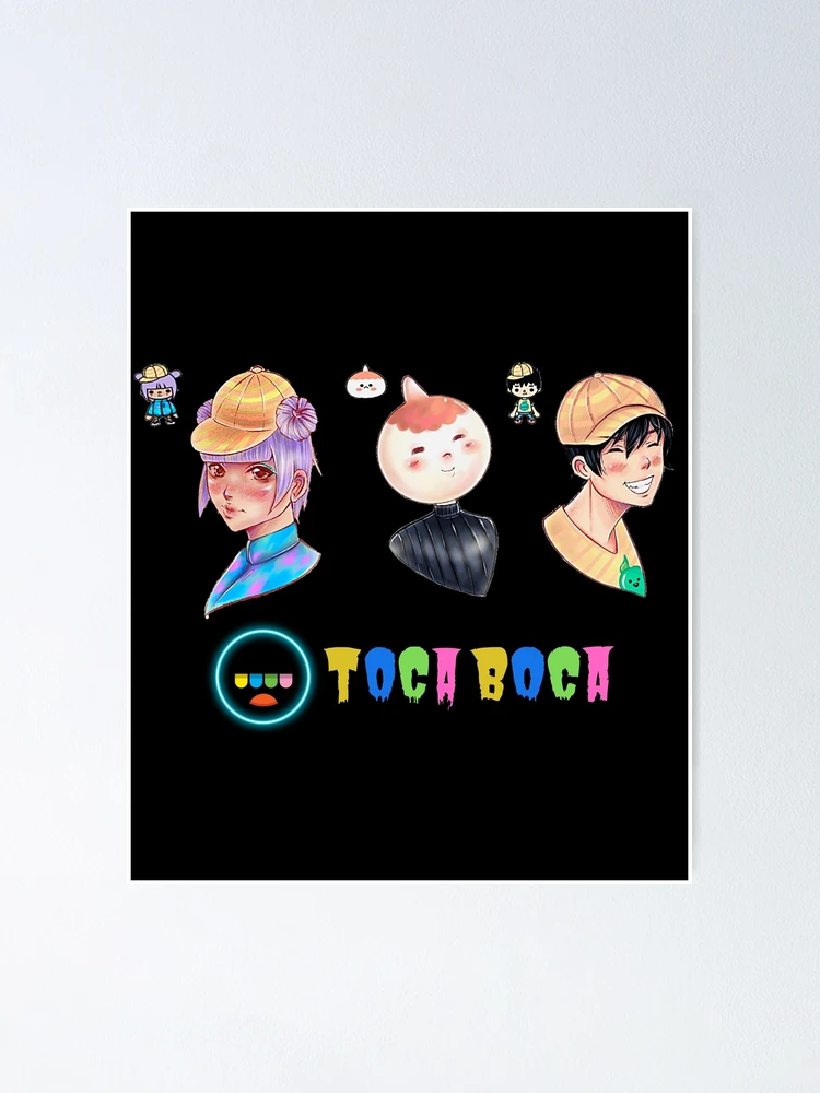 toca boca and gacha life Poster for Sale by kader011