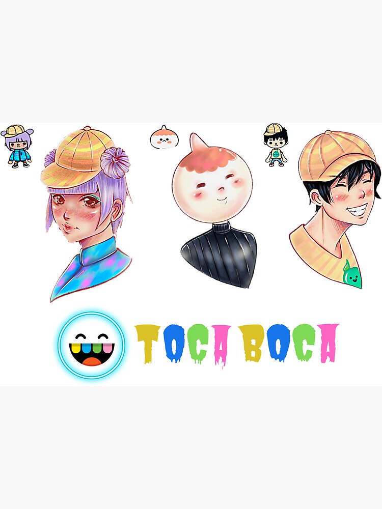 toca boca and gacha life Magnet for Sale by kader011