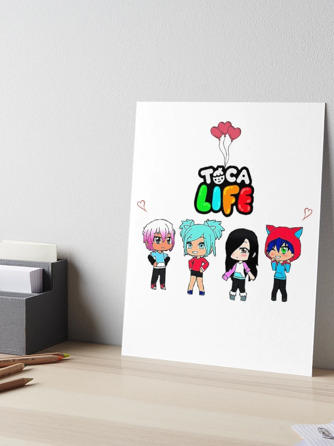 toca boca and gacha life Poster for Sale by kader011