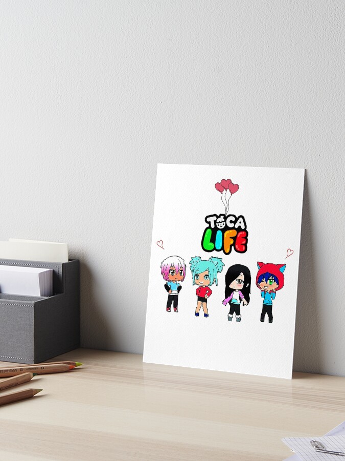 toca boca and gacha life Kids T-Shirt for Sale by kader011