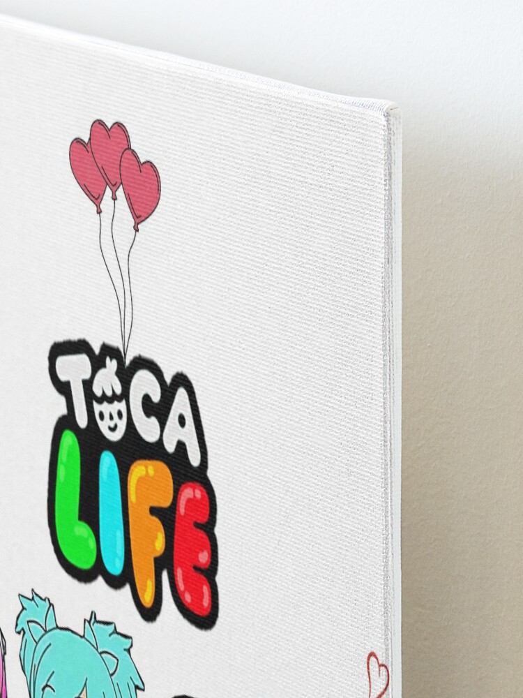 toca boca and gacha life Canvas Print for Sale by kader011