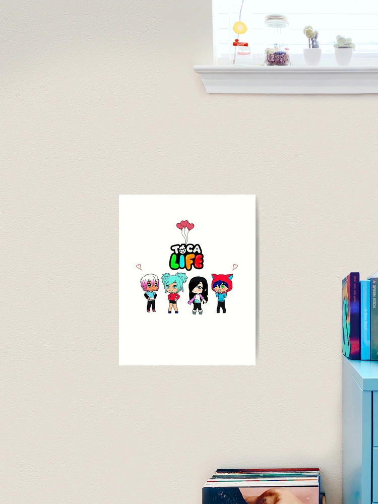 toca boca and gacha life | Photographic Print