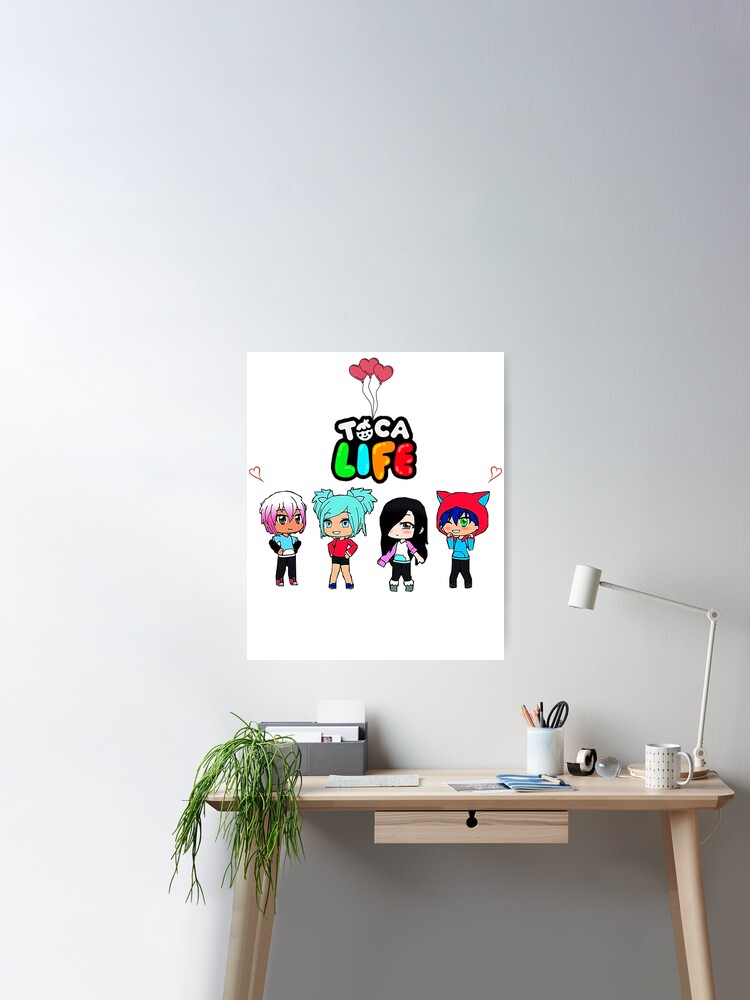 toca boca et gacha life Poster for Sale by GeminiMoonA