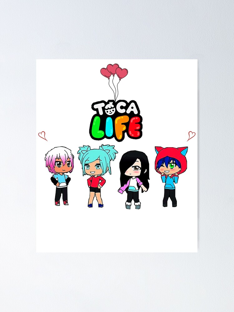 toca boca and gacha life | Poster