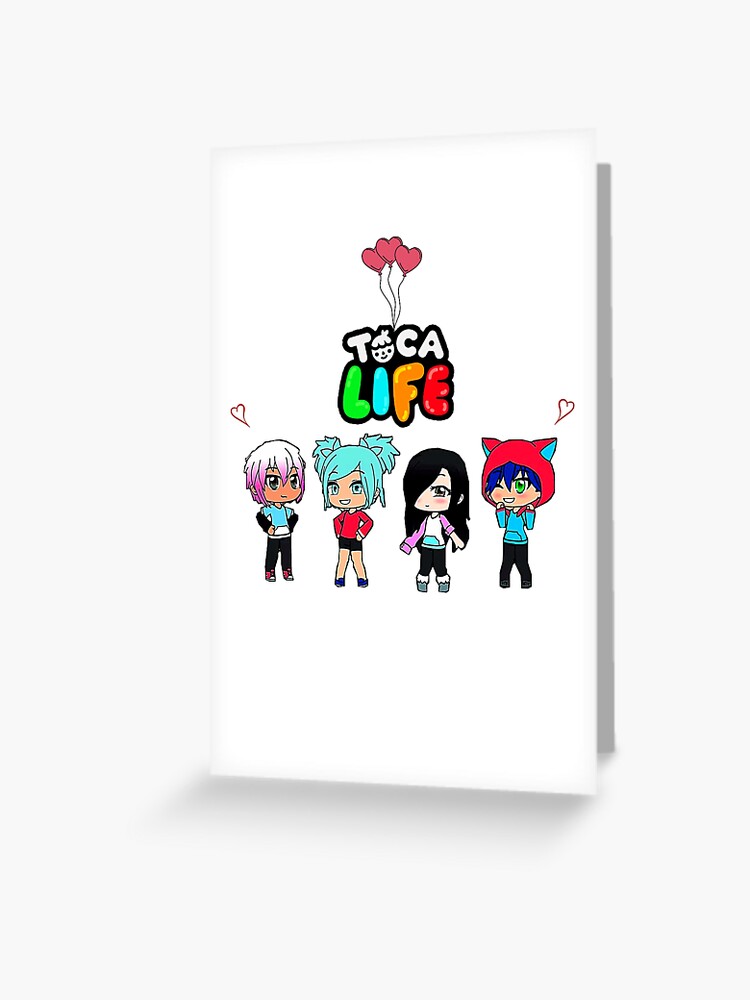 toca boca and gacha life Art Print for Sale by kader011