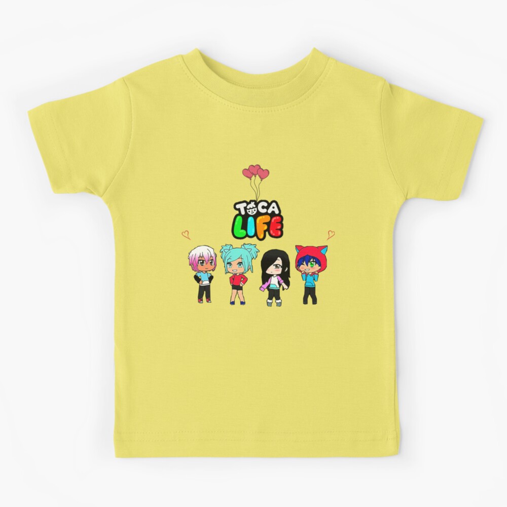 toca boca and gacha life | Kids Pullover Hoodie