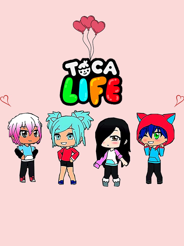 Toca life World characters in Gacha Life 