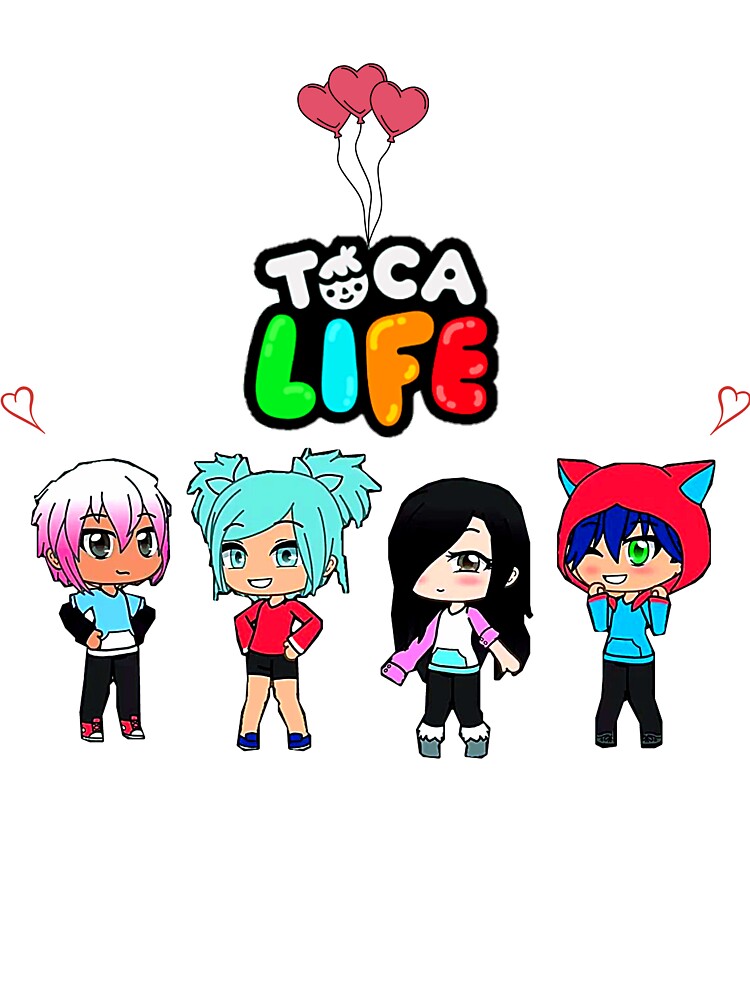 toca boca and gacha life | Kids T-Shirt