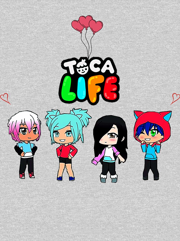 Toca life World characters in Gacha Life 