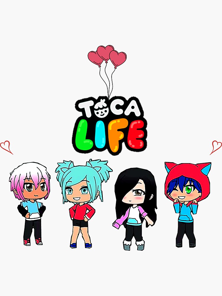 toca boca and gacha life | Sticker