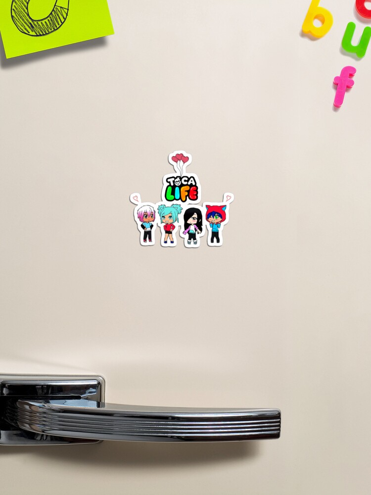 toca boca and gacha life Mounted Print for Sale by kader011